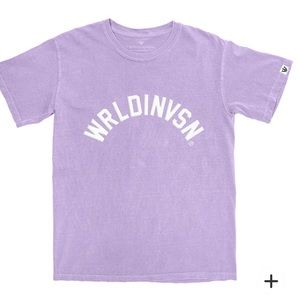 WRLDINVSN Curve Logo Tee NEW